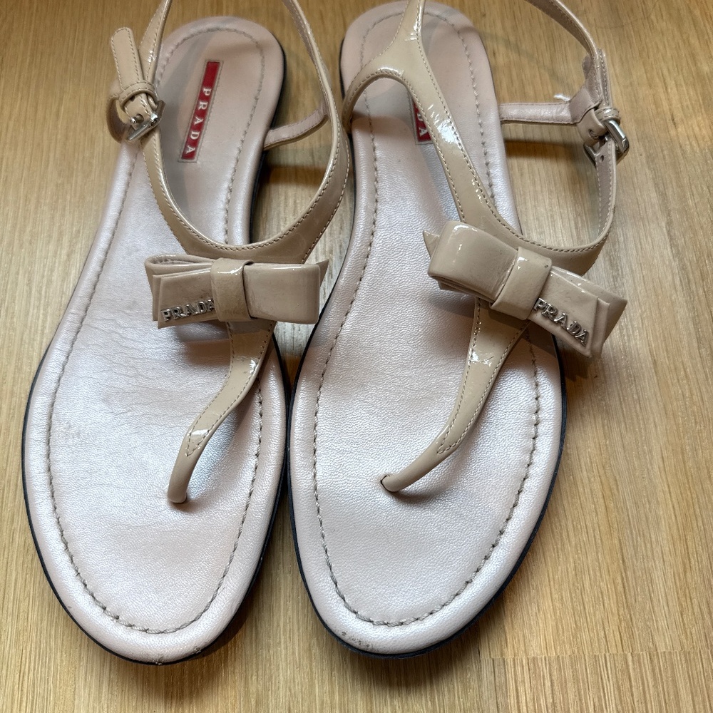 Prada bow Sandal